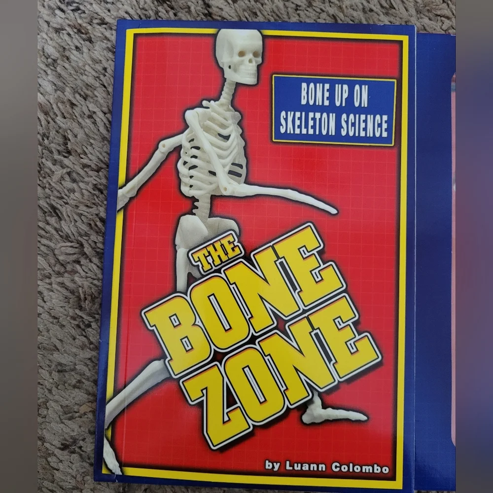 💥3/$24 NIB Scholastic Build a Skeleton Book‎ with Miniature Skeleton